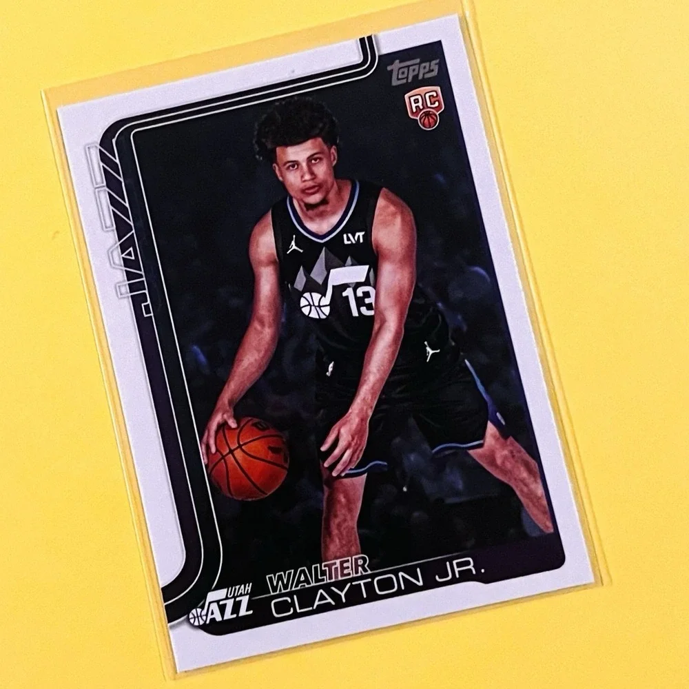 2025-26 Topps Basketball Walter Clayton Jr RC Rookie‎ Card #218 Utah Jazz